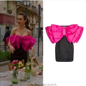 As Seen On Emily in Paris. Rotate Natalie mini in black, size 34 (US 2)